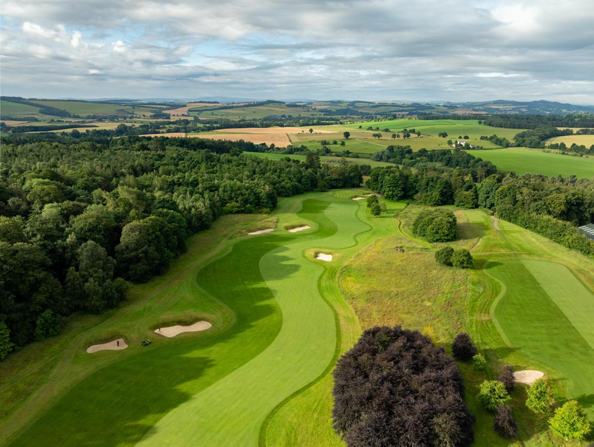 Schloss Roxburghe, Part Of Destination By Hyatt Exteriér fotografie The 18th hole at the 2019 Women's Open